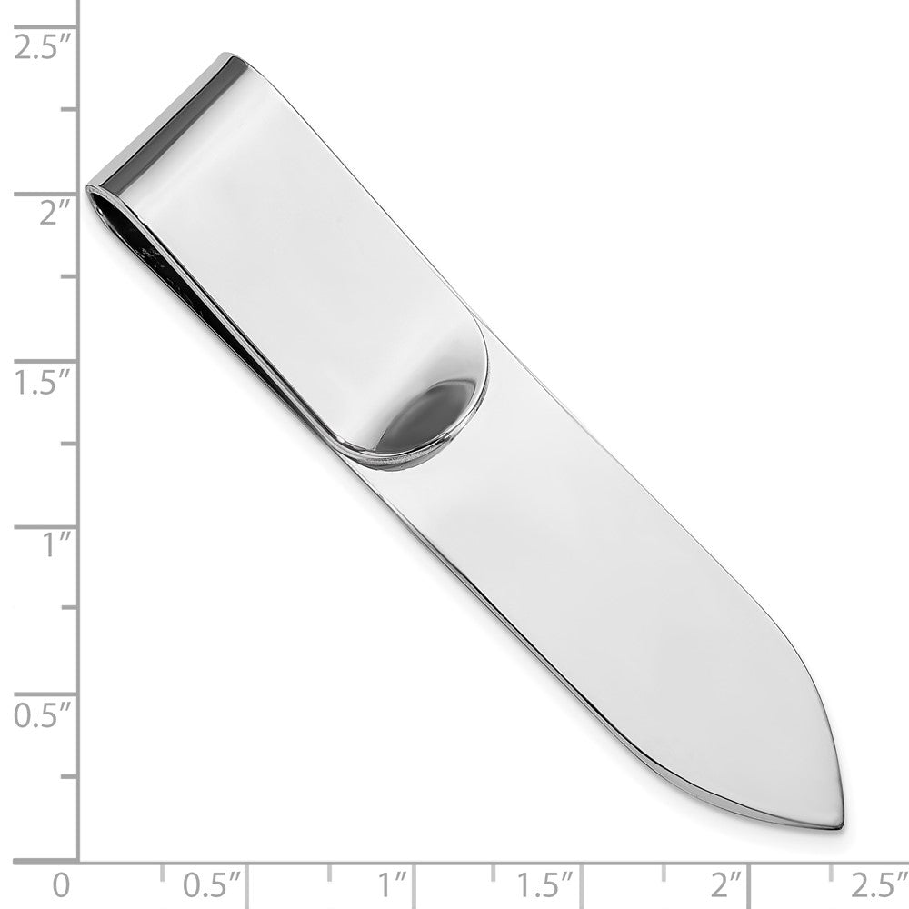 Sterling Silver Rhodium-Plated Bookmark