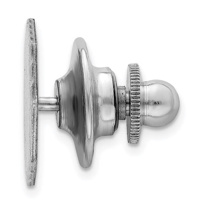 Sterling Silver Rhodium-Plated Tie Tac