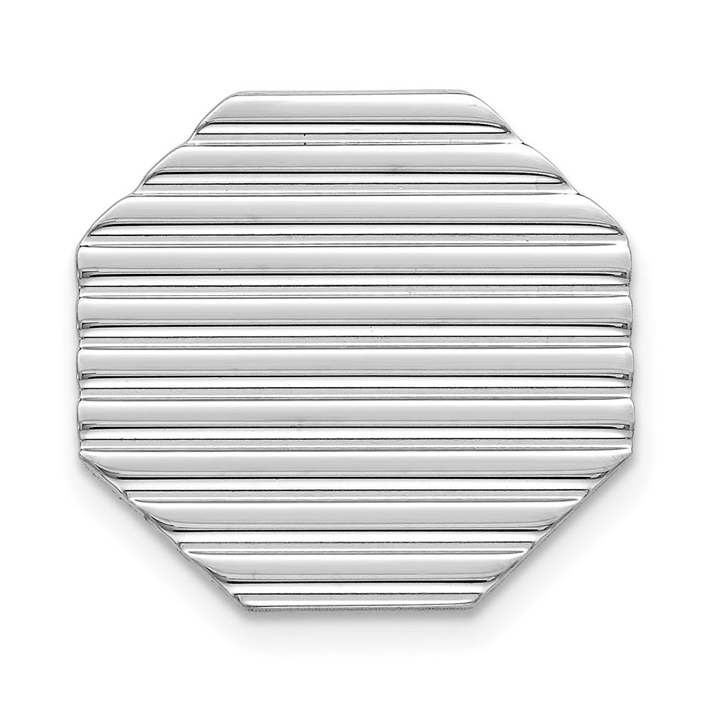 Sterling Silver Rhodium-Plated Tie Tac