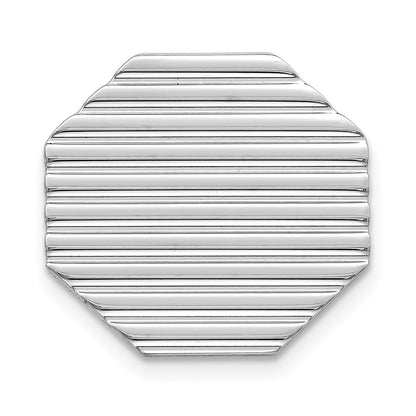 Sterling Silver Rhodium-Plated Tie Tac