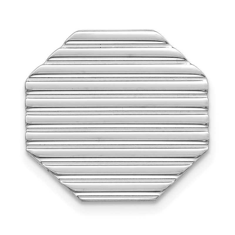 Sterling Silver Rhodium-Plated Tie Tac