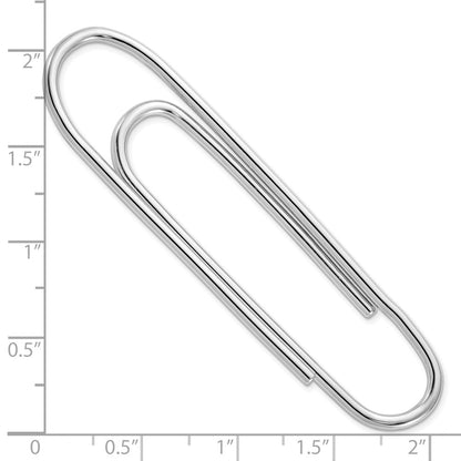 Sterling Silver Rhodium-Plated Money Clip