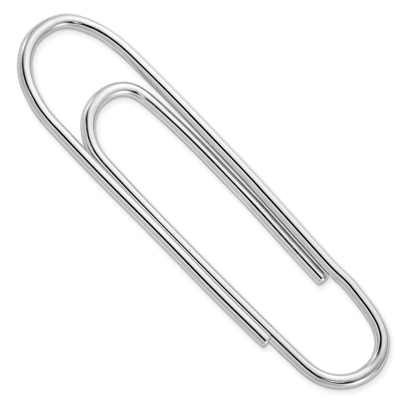 Sterling Silver Rhodium-Plated Money Clip