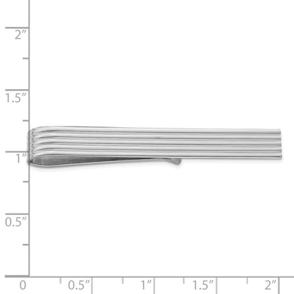 Sterling Silver Rhodium-Plated Tie Bar