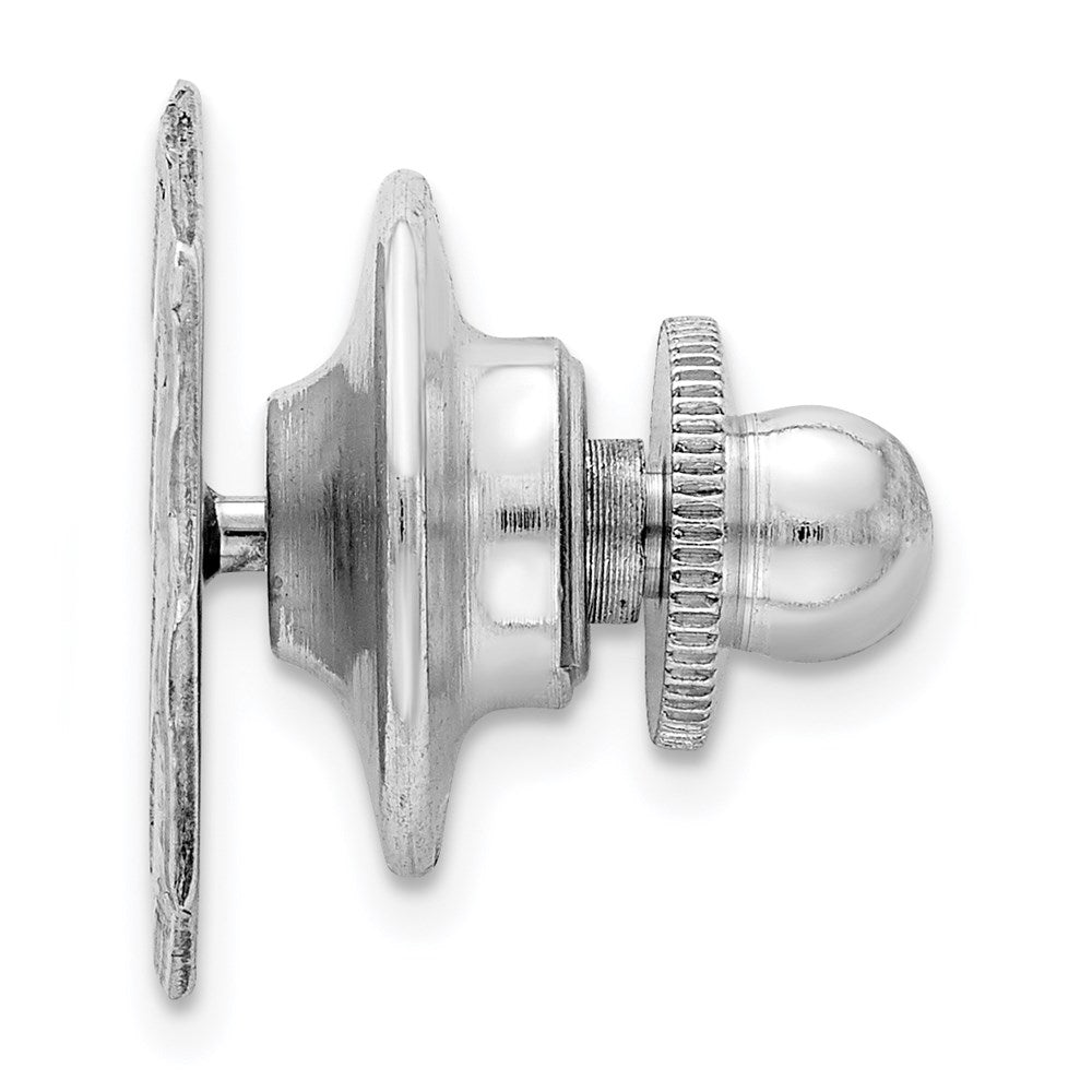 Sterling Silver Rhodium-Plated Tie Tac