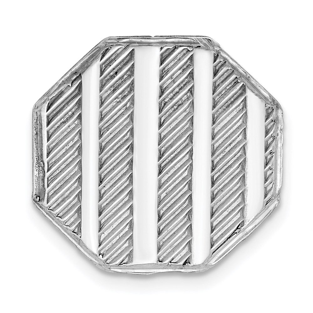 Sterling Silver Rhodium-Plated Tie Tac