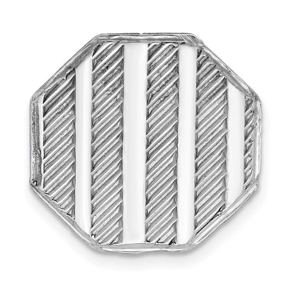 Sterling Silver Rhodium-Plated Tie Tac