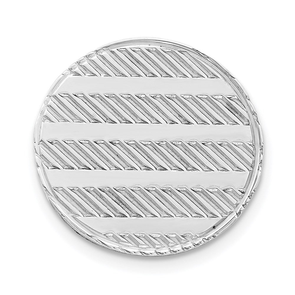 Sterling Silver Rhodium-Plated Tie Tac