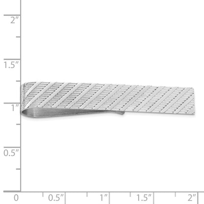 Sterling Silver Rhodium-Plated Tie Bar