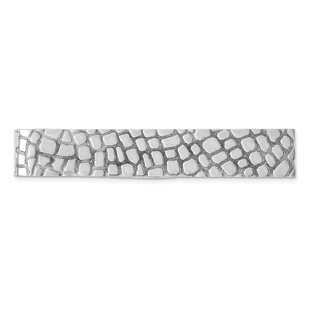 Sterling Silver Rhodium-Plated Tie Bar
