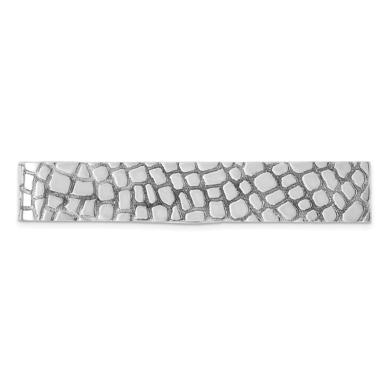 Sterling Silver Rhodium-Plated Tie Bar