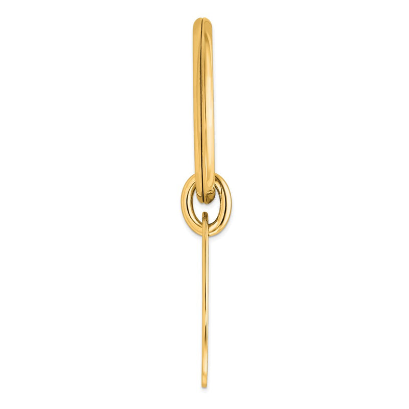 Sterling Silver Gold-Plated Key Chain