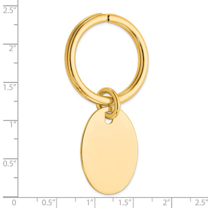 Sterling Silver Gold-Plated Key Chain