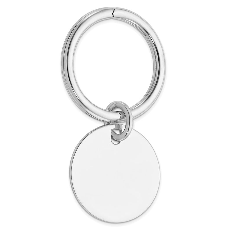 Sterling Silver Rhodium Plated Key Chain