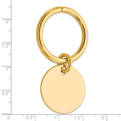 Sterling Silver Gold-Plated Key Chain