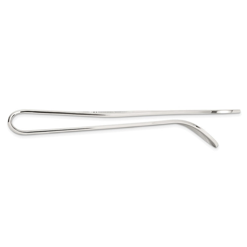 Sterling Silver Rhodium-Plated Polished Money Clip