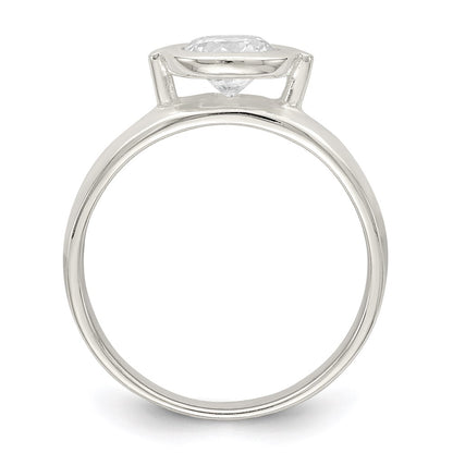 Sterling Silver Cz Ring