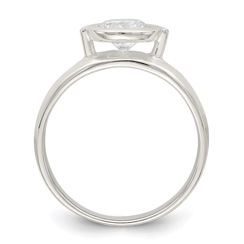 Sterling Silver Cz Ring