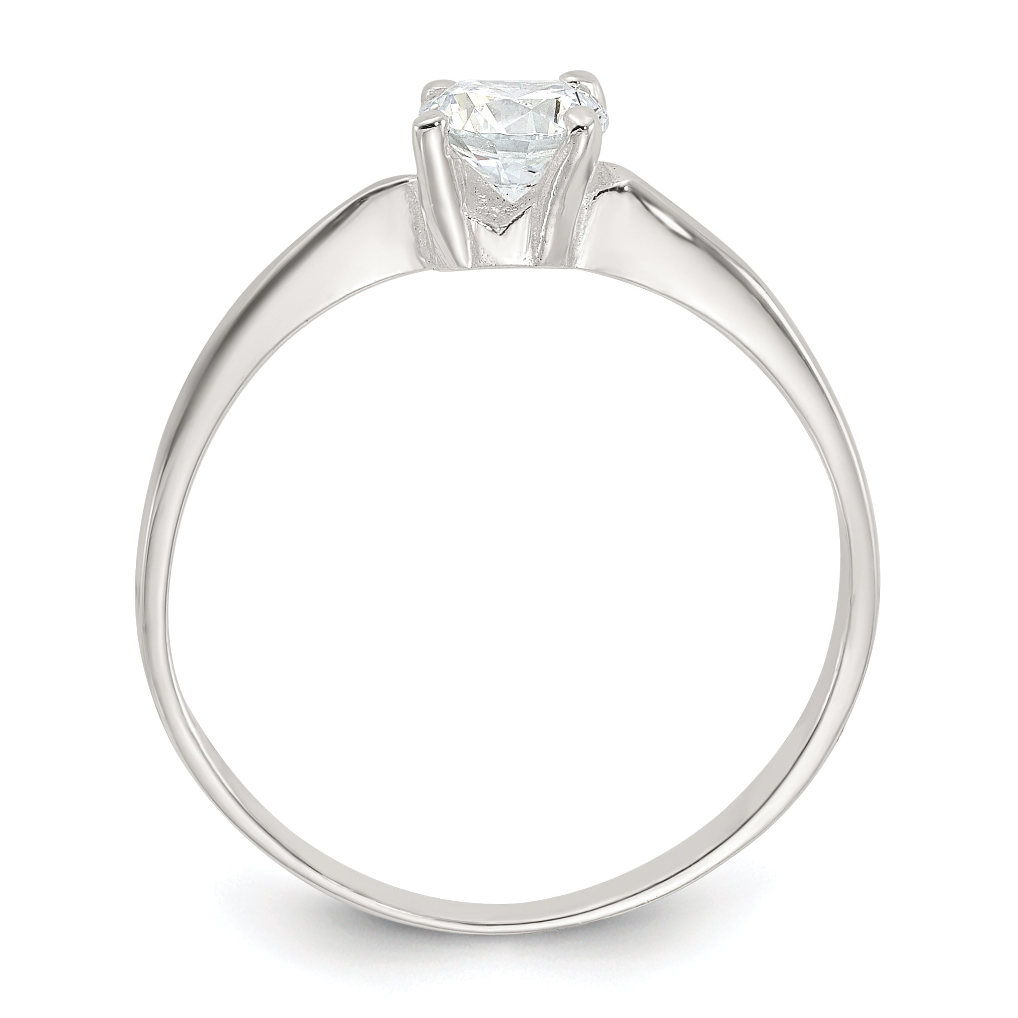 Sterling Silver Cz Ring