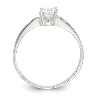 Sterling Silver Cz Ring