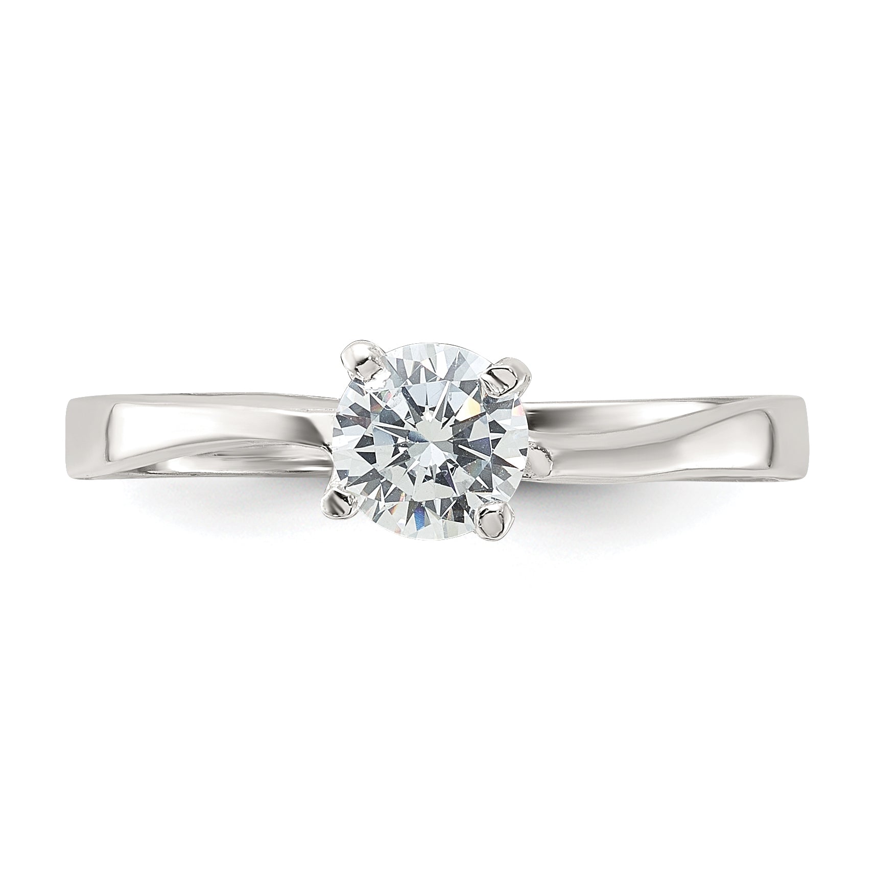 Sterling Silver Cz Ring