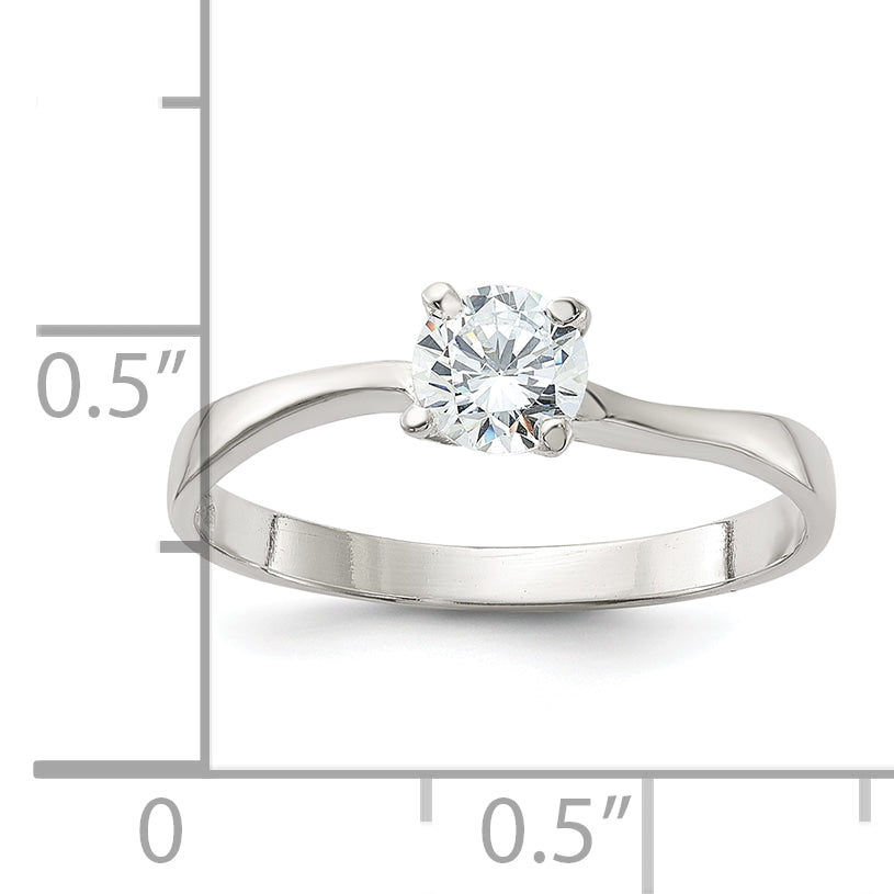 Sterling Silver Cz Ring