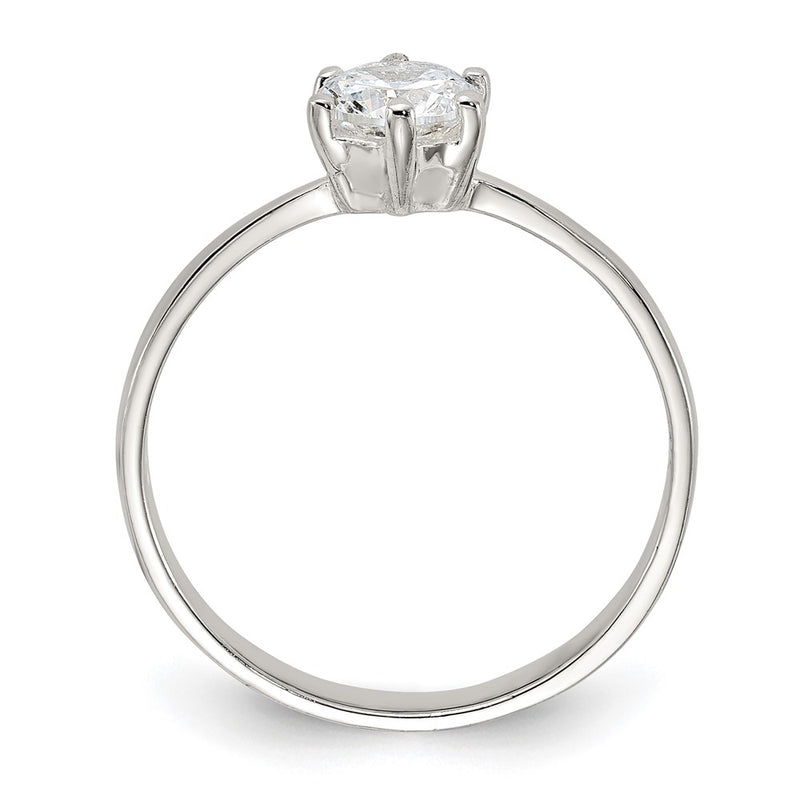 Sterling Silver Cz Ring