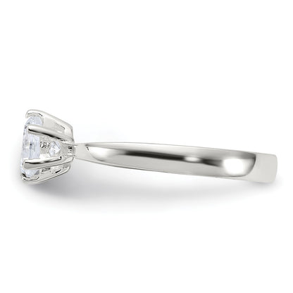 Sterling Silver Cz Ring