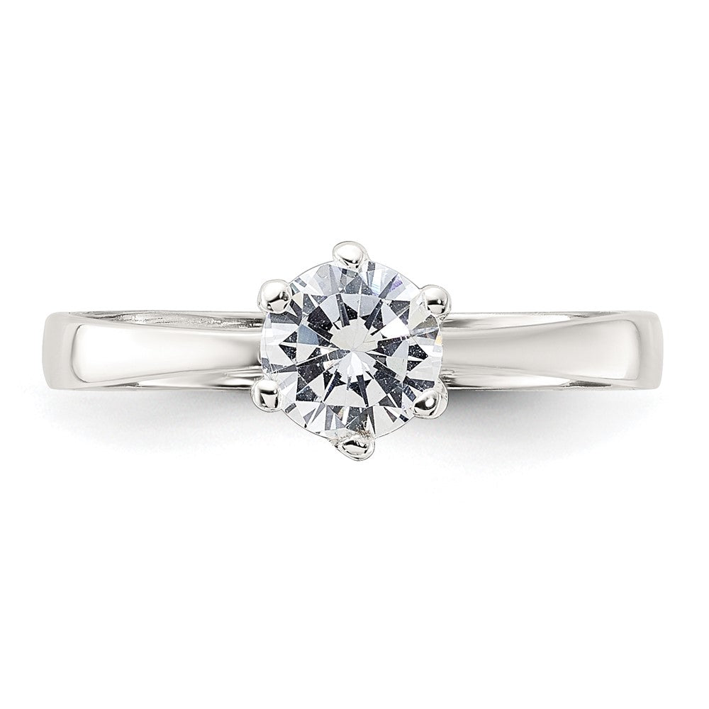 Sterling Silver Cz Ring