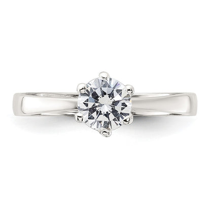 Sterling Silver Cz Ring