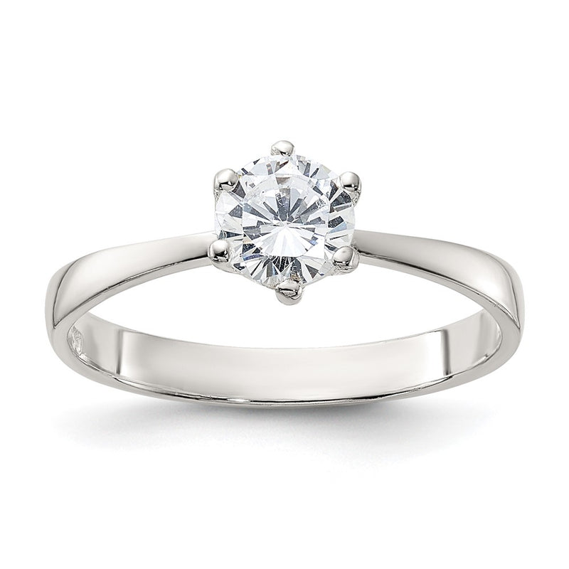 Sterling Silver Cz Ring