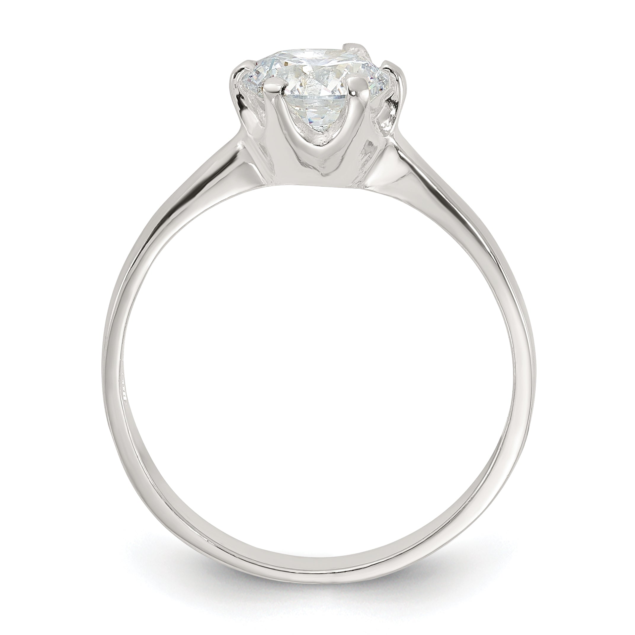 Sterling Silver Cz Ring