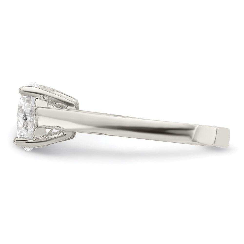 Sterling Silver Cz Ring
