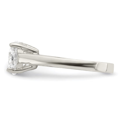Sterling Silver Cz Ring