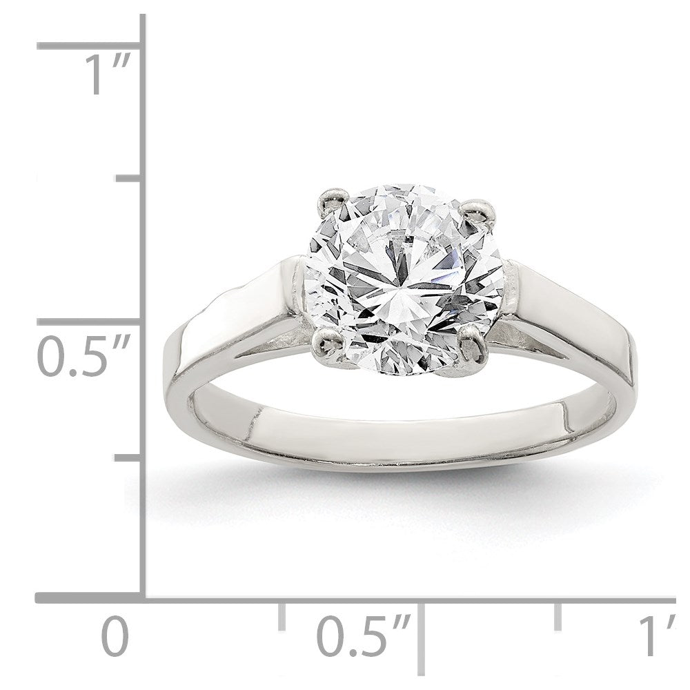 Sterling Silver Cz Ring
