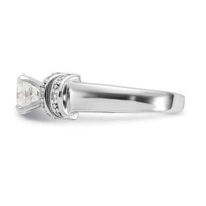 Sterling Silver Cz Ring (Size 6 Only)
