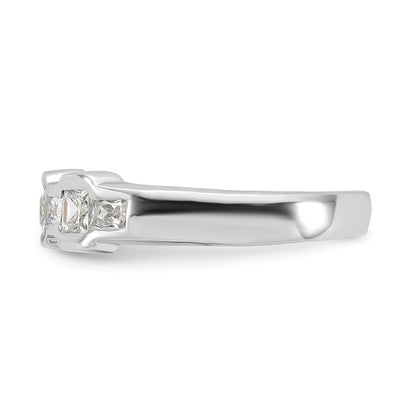 Sterling Silver Cz Ring (Size 6 Only)