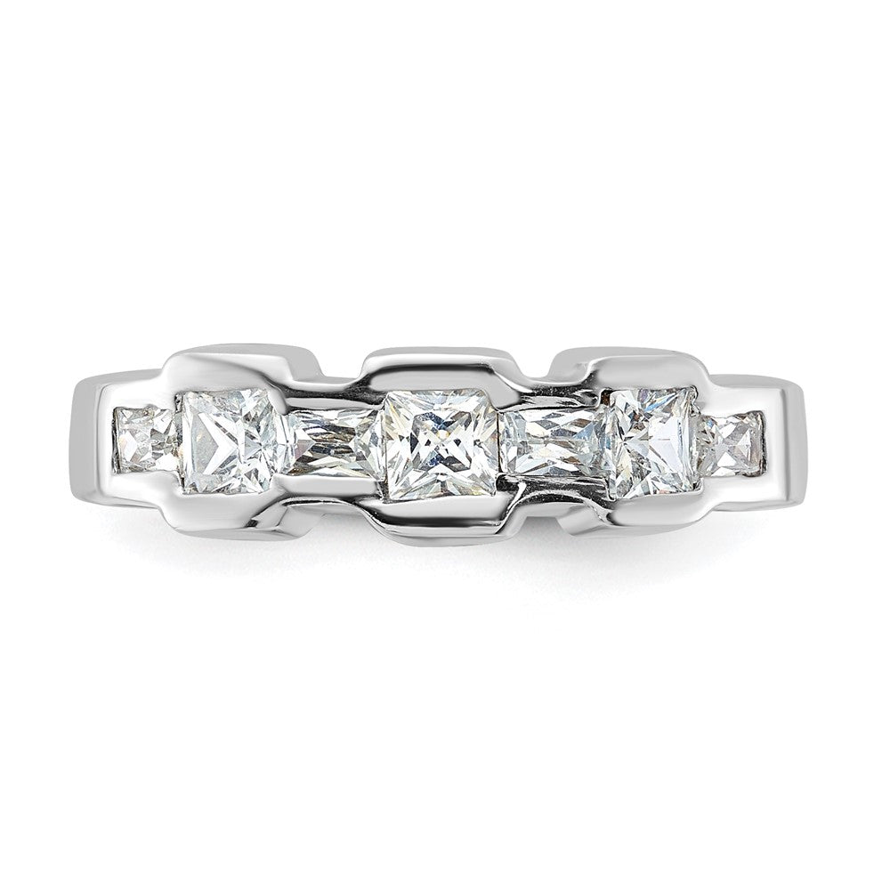 Sterling Silver Cz Ring (Size 6 Only)