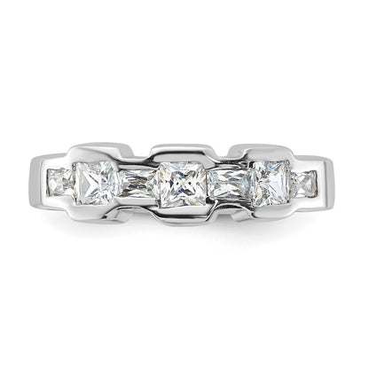 Sterling Silver Cz Ring (Size 6 Only)