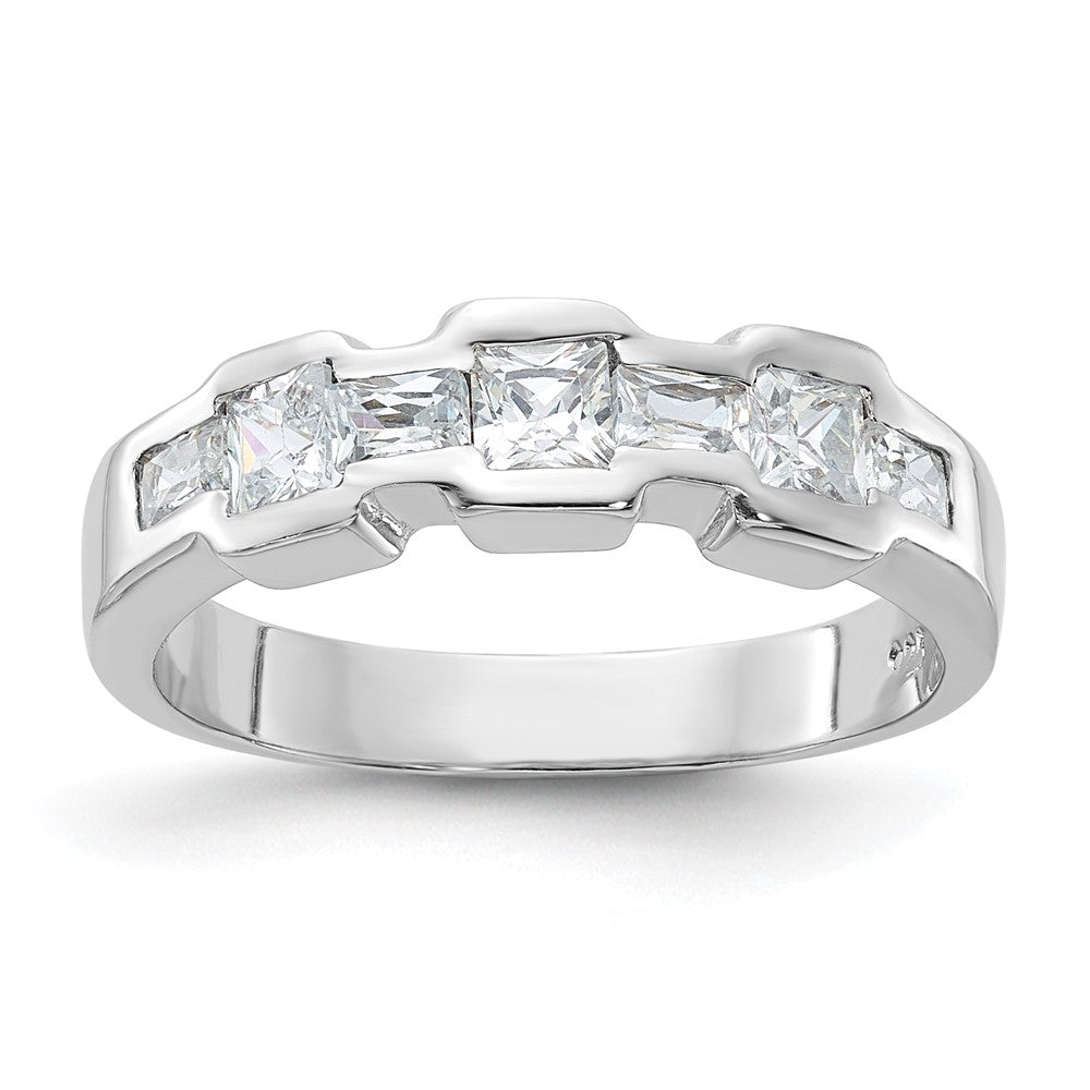 Sterling Silver Cz Ring (Size 6 Only)
