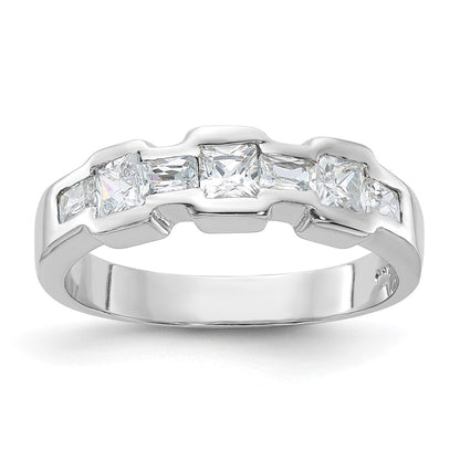 Sterling Silver Cz Ring (Size 6 Only)