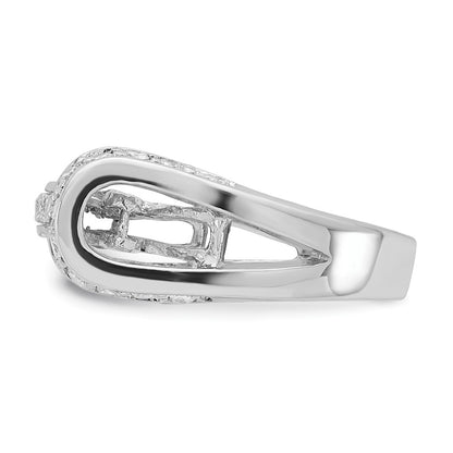 Sterling Silver Fancy Cz Ring