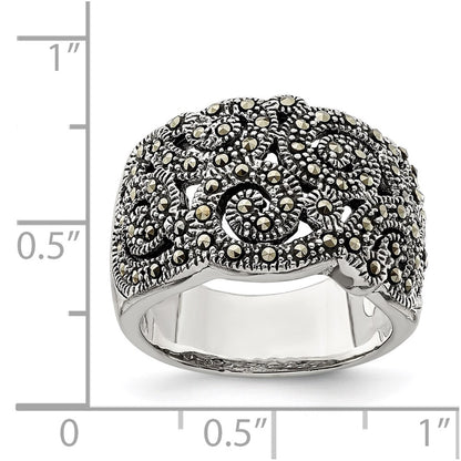 Sterling Silver Marcasite Ring