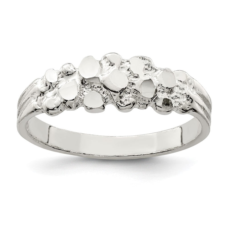 Sterling Silver Nugget Ring