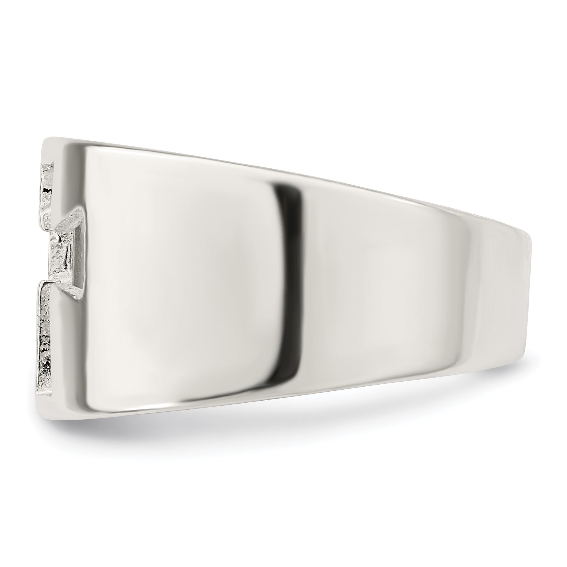Sterling Silver Cross Cutout Ring