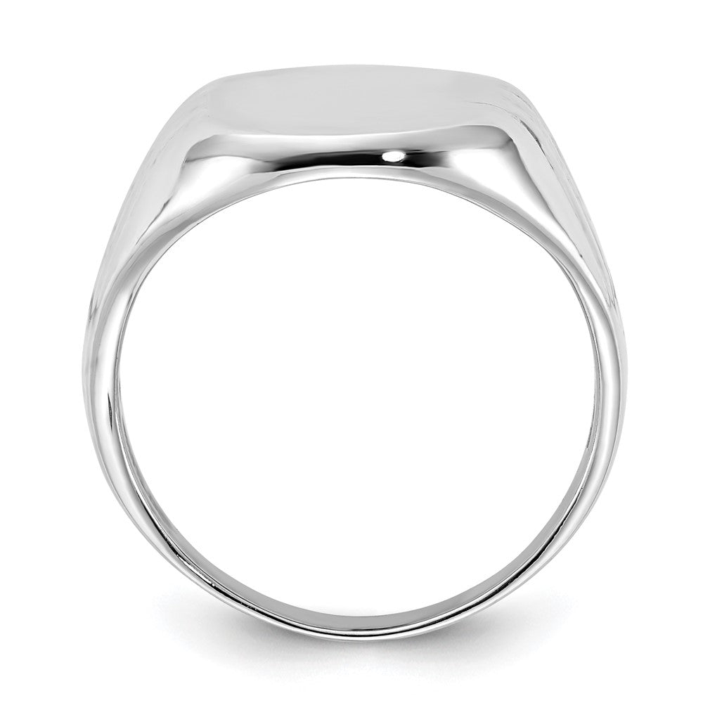 Sterling Silver Polished Signet Ring (Size 6 Only)