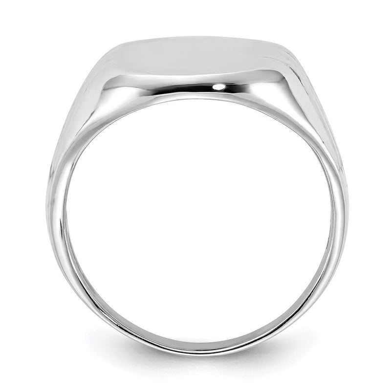 Sterling Silver Polished Signet Ring (Size 6 Only)