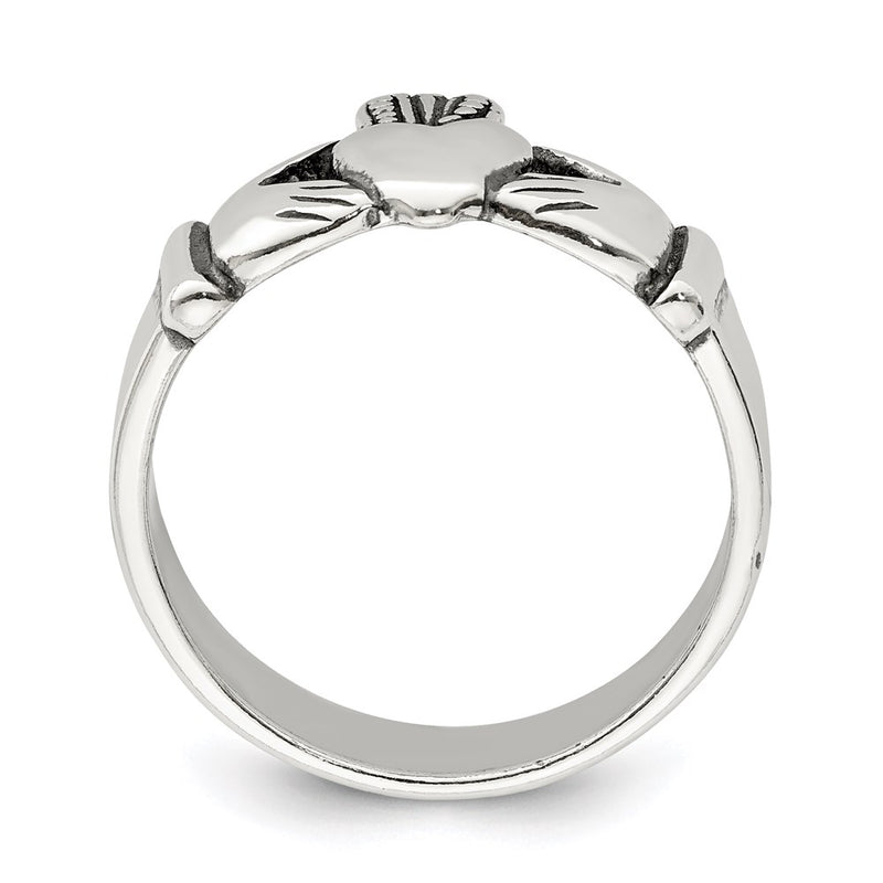 Sterling Silver Claddagh Design Ring