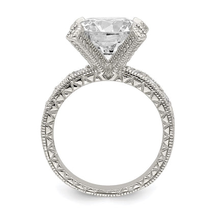 Sterling Silver Cz Ring (Size 6 Only)