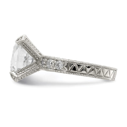 Sterling Silver Cz Ring (Size 6 Only)